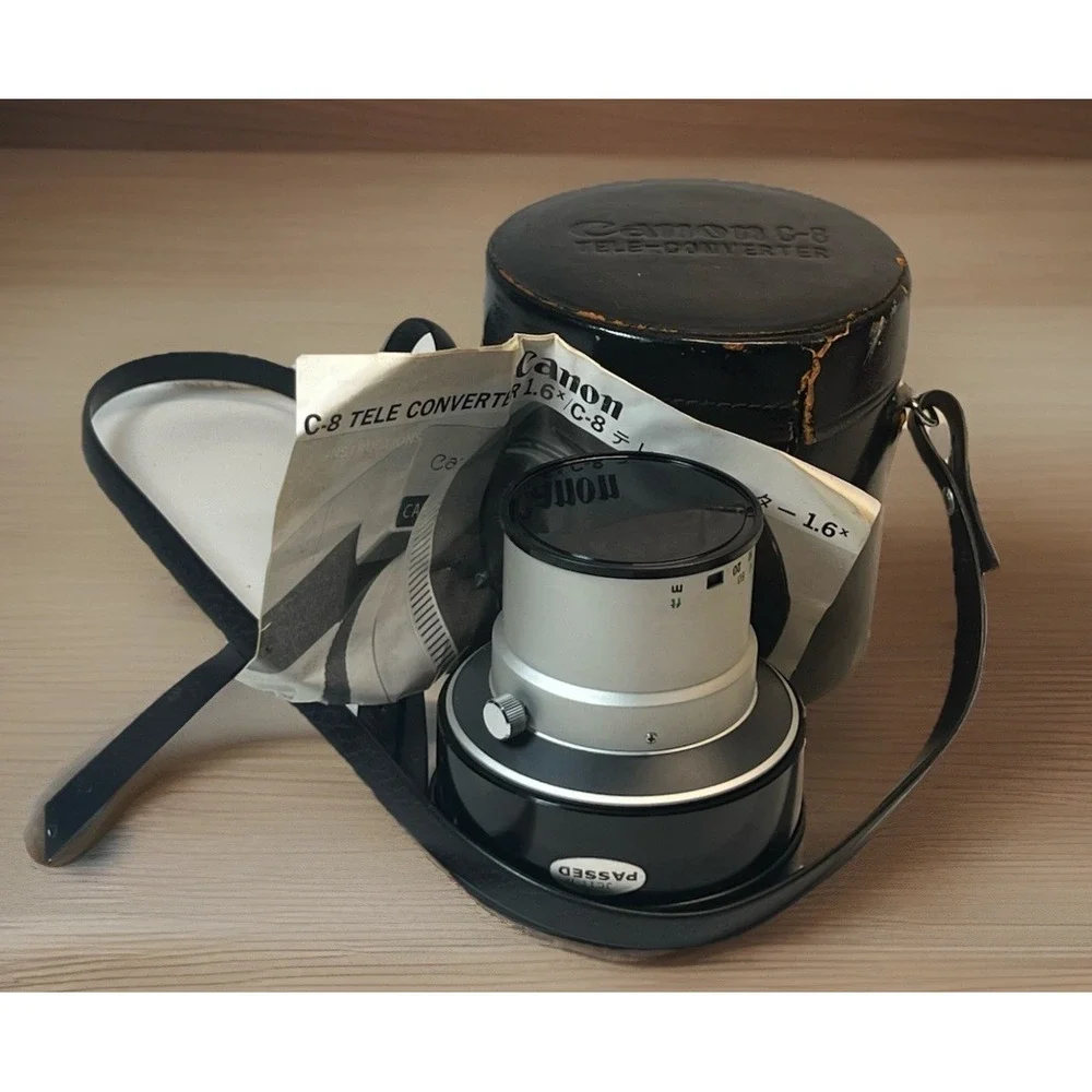 Canon C-8 Tele Converter 1.6x for Canon 8mm Movie Camera – Made in Japan – Clean
